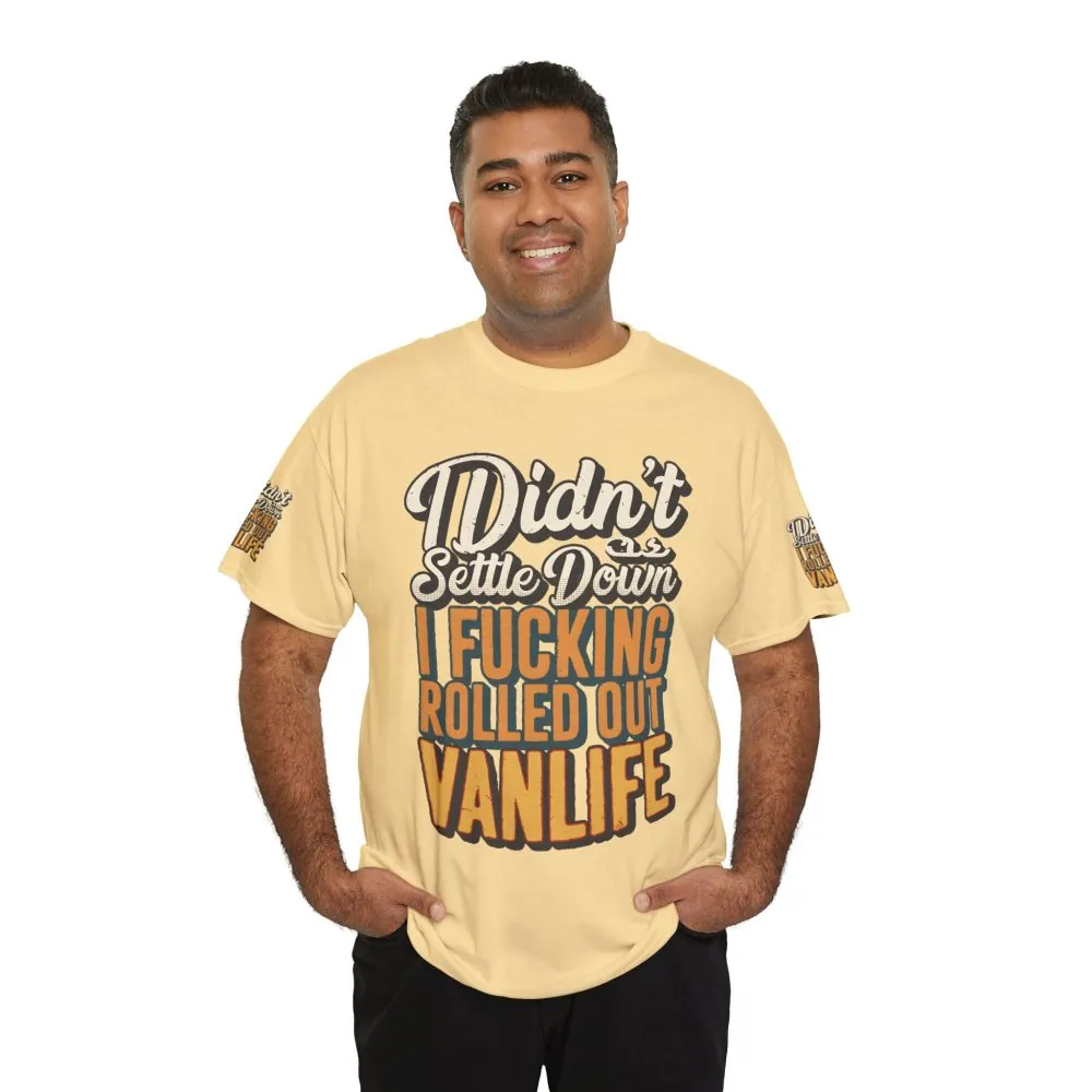 14124364722755495483_2048.jpeg Unisex Heavy Cotton Tee — "Dind´t Settle Down" Design F**K-Line