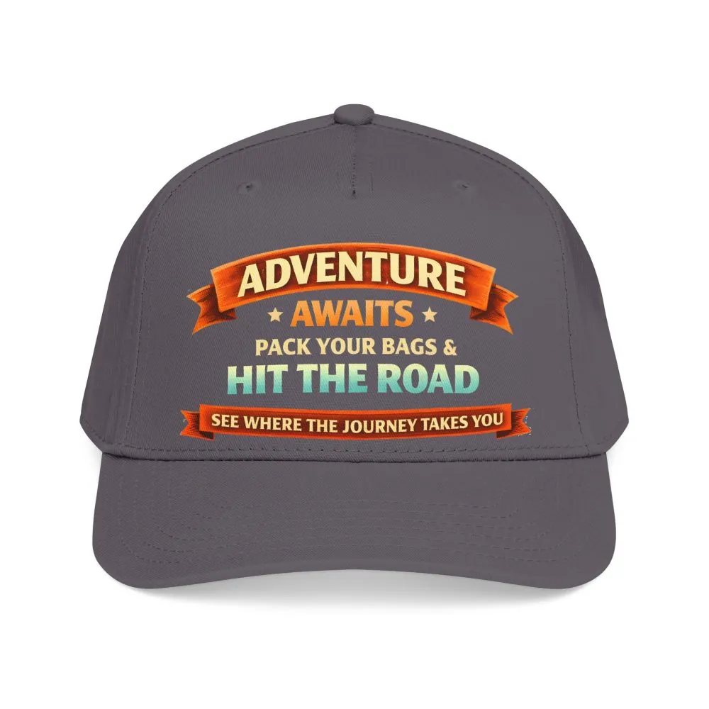 14133545665381581026_2048.jpeg Baseball Cap - "Adventure Awaits-Pack Your Bags" Design Scenic-Line