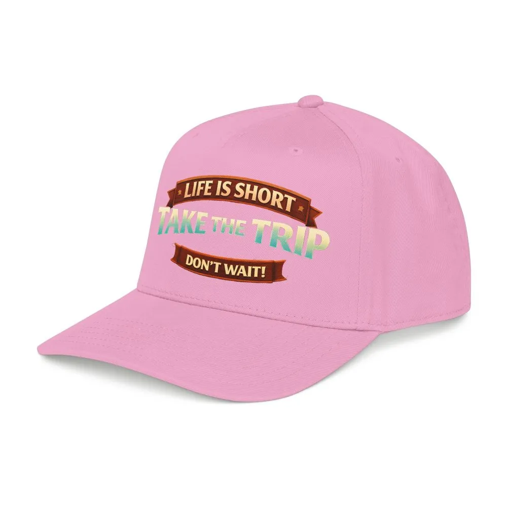 14146728413076870828_2048.jpeg Baseball Cap - "Live Is Short Take The Trip" Design Scenic-Line