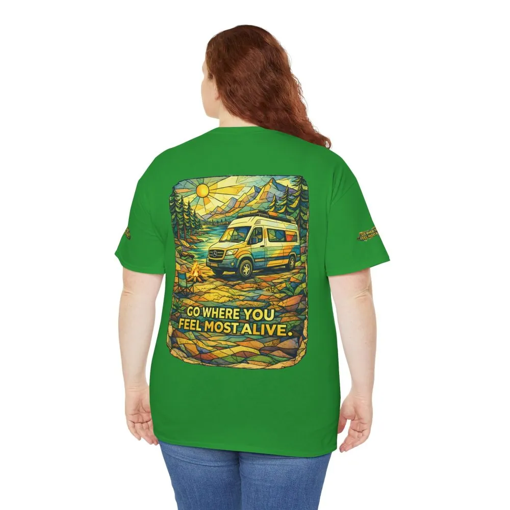 14170200649456413442_2048.jpeg Unisex Heavy Cotton Tee — "Go Where You Feel Most Alive" Design Cubic-Line