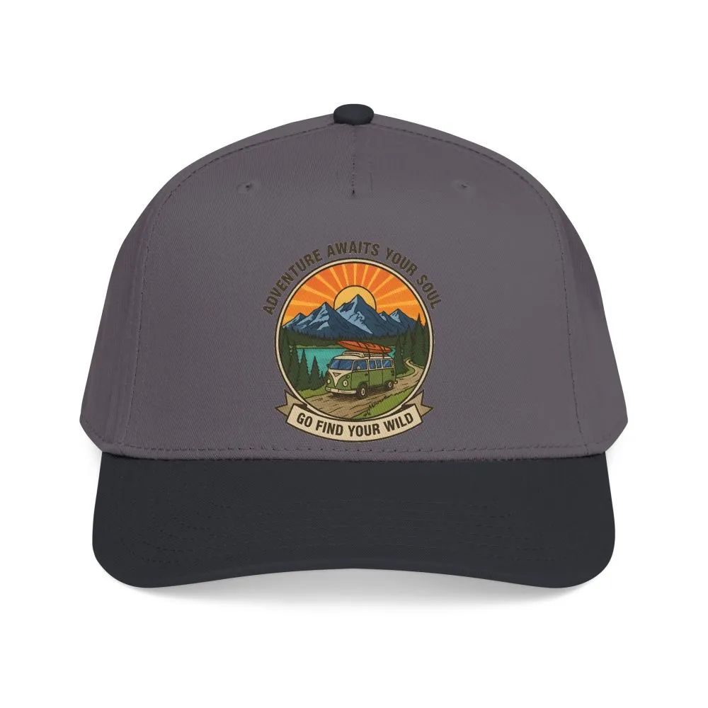 Baseball Cap — "Go Find Your Wild" Outdoor Patch