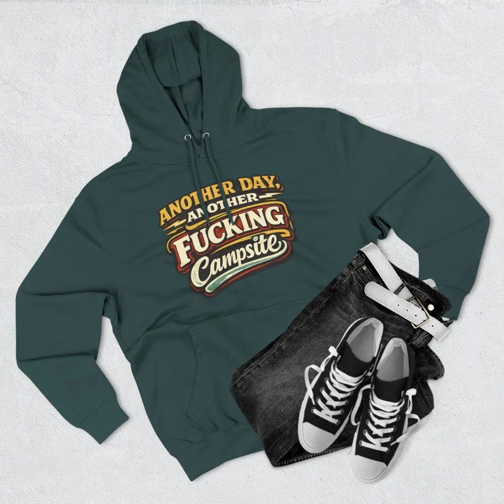 Three-Panel Fleece Hoodie - "Another Day" Design F**K-Line