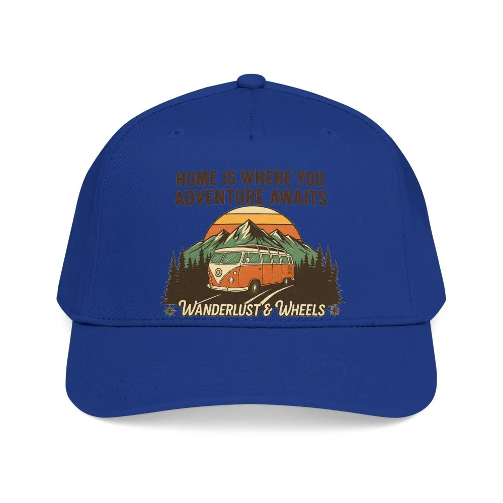 14201871065870181996_2048.jpeg Baseball Cap - "Home Is Where You Adventure Awaits" Mid Profile Baseball Cap