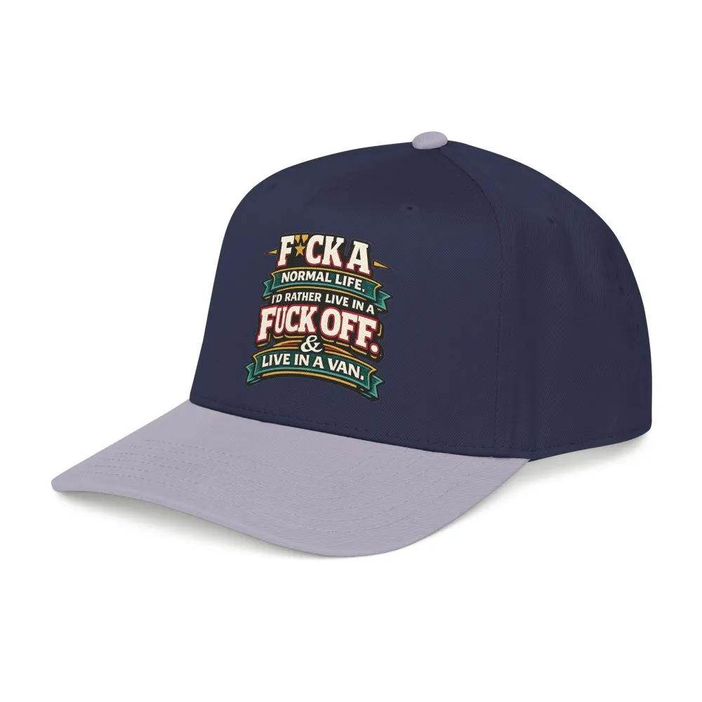 14221297160478931449_2048.jpeg Baseball Cap - "Fuck A Normal Life" Design F**K-Line