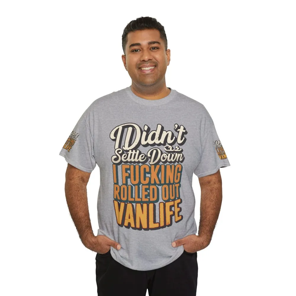 14225609451003854713_2048.jpeg Unisex Heavy Cotton Tee — "Dind´t Settle Down" Design F**K-Line