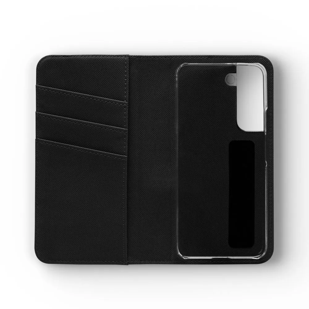 Flip Phone Case — "Fuel Your Journey, Not the Wifi" Wallet Cover