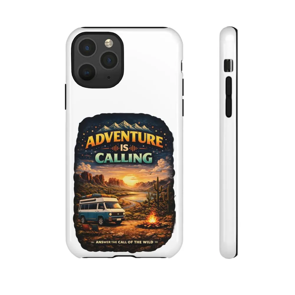 Phone Case — "Adventure Is Calling" (Design Scenic-Line)