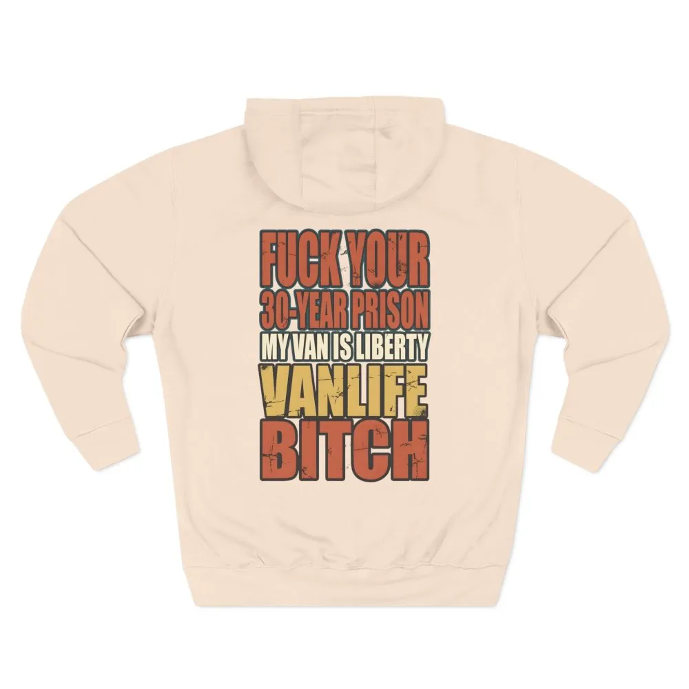 14292592719877005465_2048.jpeg Three-Panel Fleece Hoodie - "Fuck Your 30 Year" Design F**K-Line