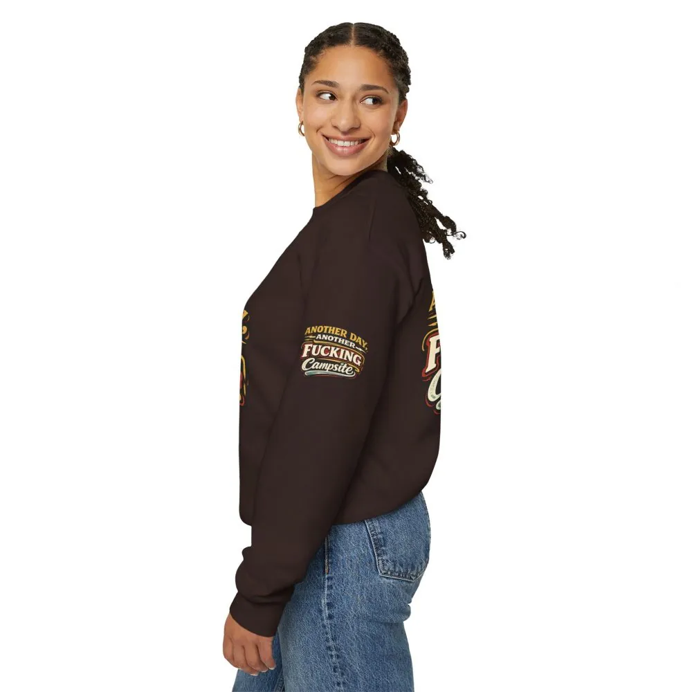 Unisex Heavy Blend™ Crewneck Sweatshirt — "Another Day" Design F**K-Line