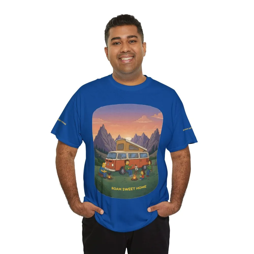 14313734521951375069_2048.jpeg Unisex Heavy Cotton Tee — "Roam Sweet Home" Design Sitcom-Line