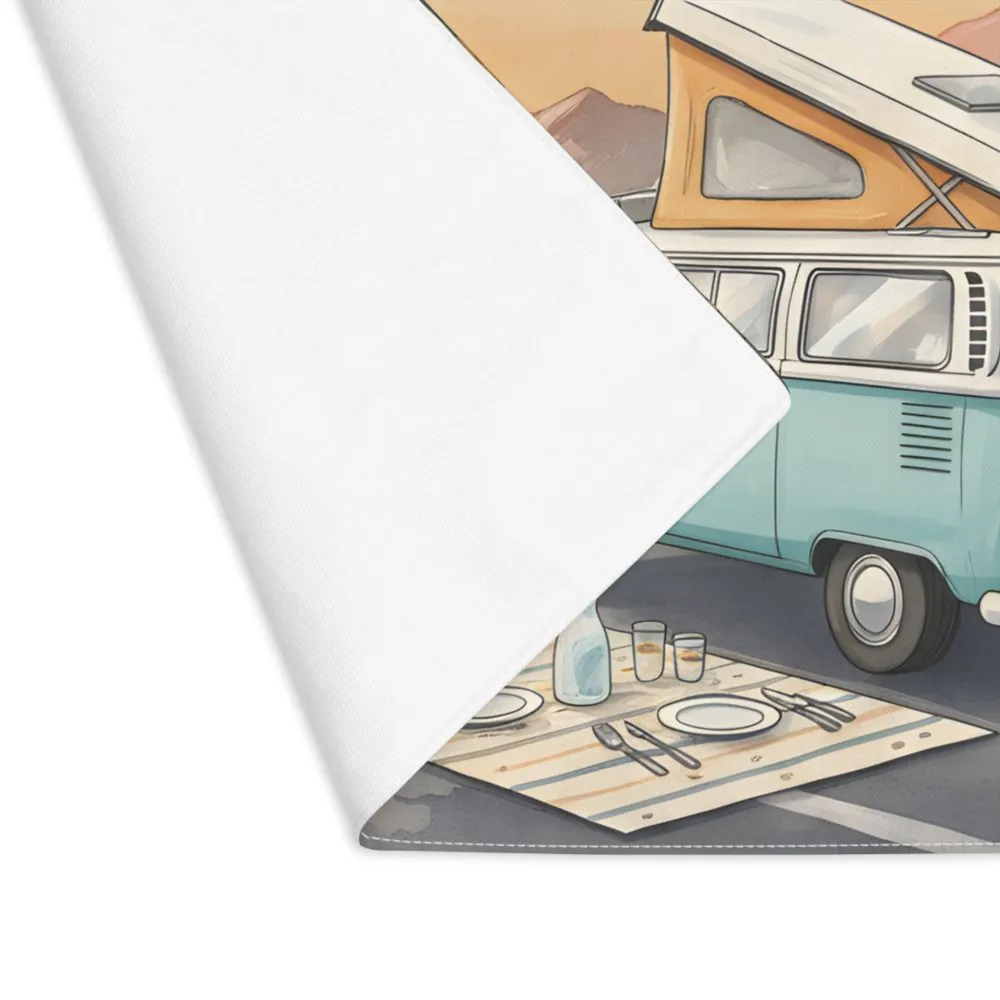 Vanlife Placemat — Camper Van Picnic Dinner Mat