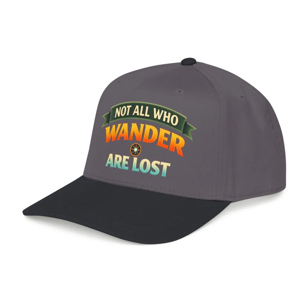 14328456255857795049_2048.jpeg Baseball Cap - "Not All Who Wander Are Lost" Design Scenic-Line
