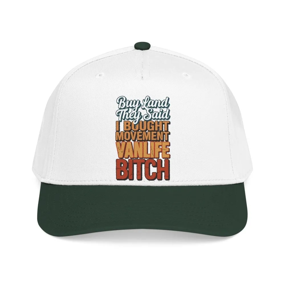 Baseball Cap - "Buy Land They Said" Design F**K-Line