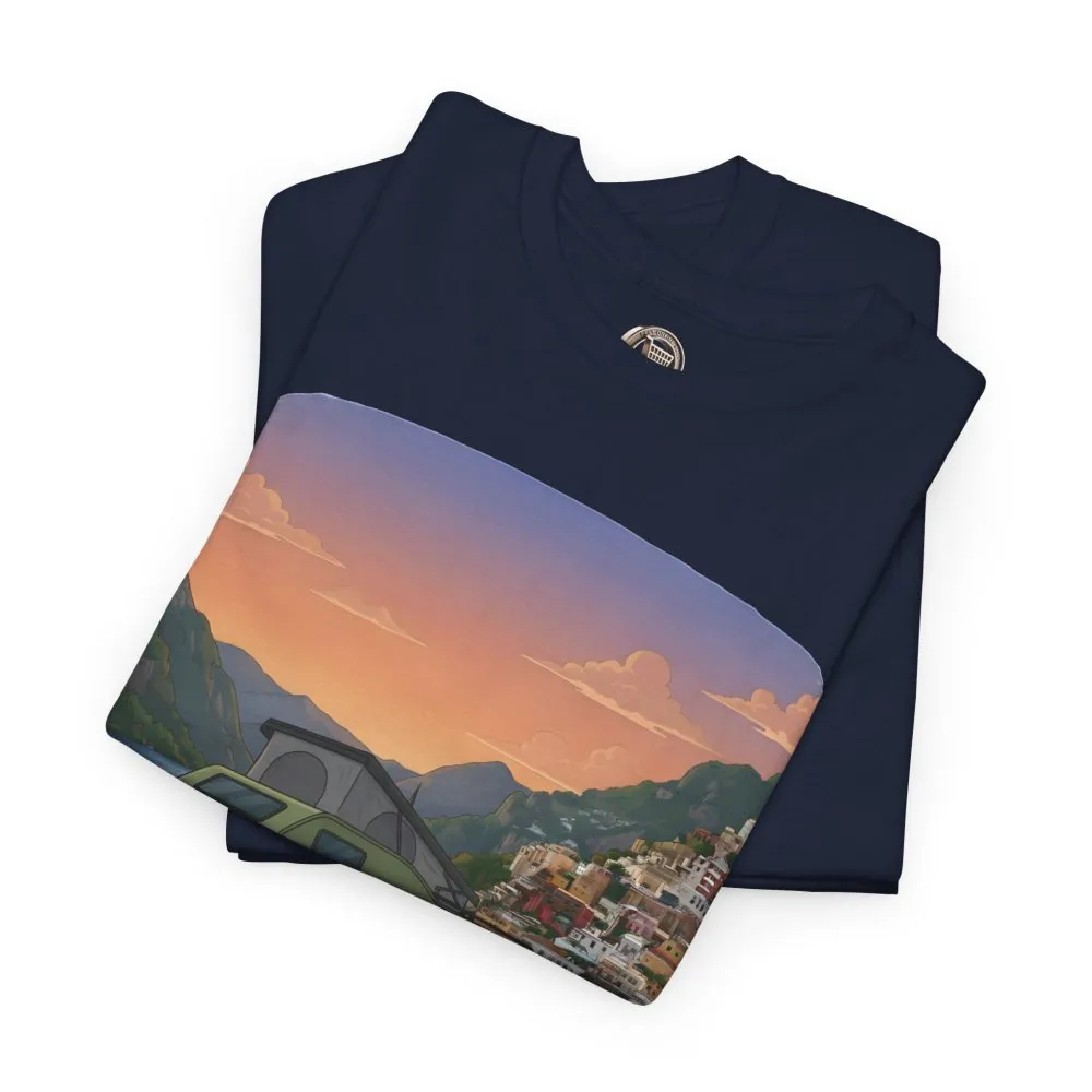 14369828452935961943_2048.jpeg Unisex Heavy Cotton Tee — "Mountain Air And Alpine Adventure" Design Sitcom-Line