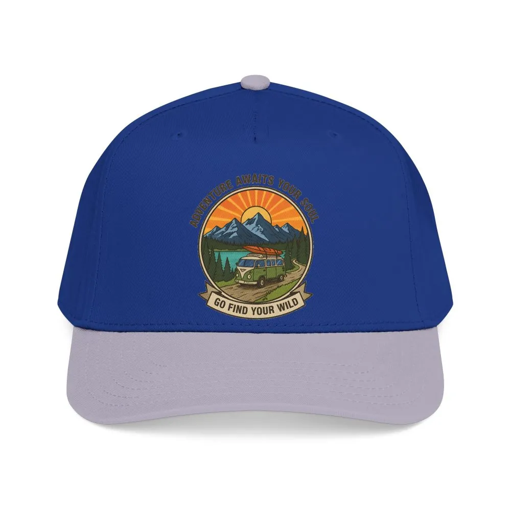 Baseball Cap — "Go Find Your Wild" Outdoor Patch