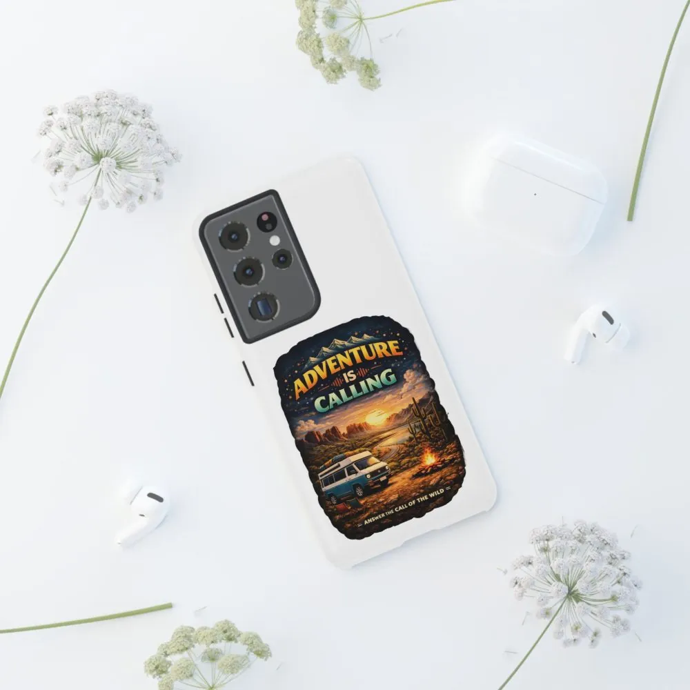 Phone Case — "Adventure Is Calling" (Design Scenic-Line)