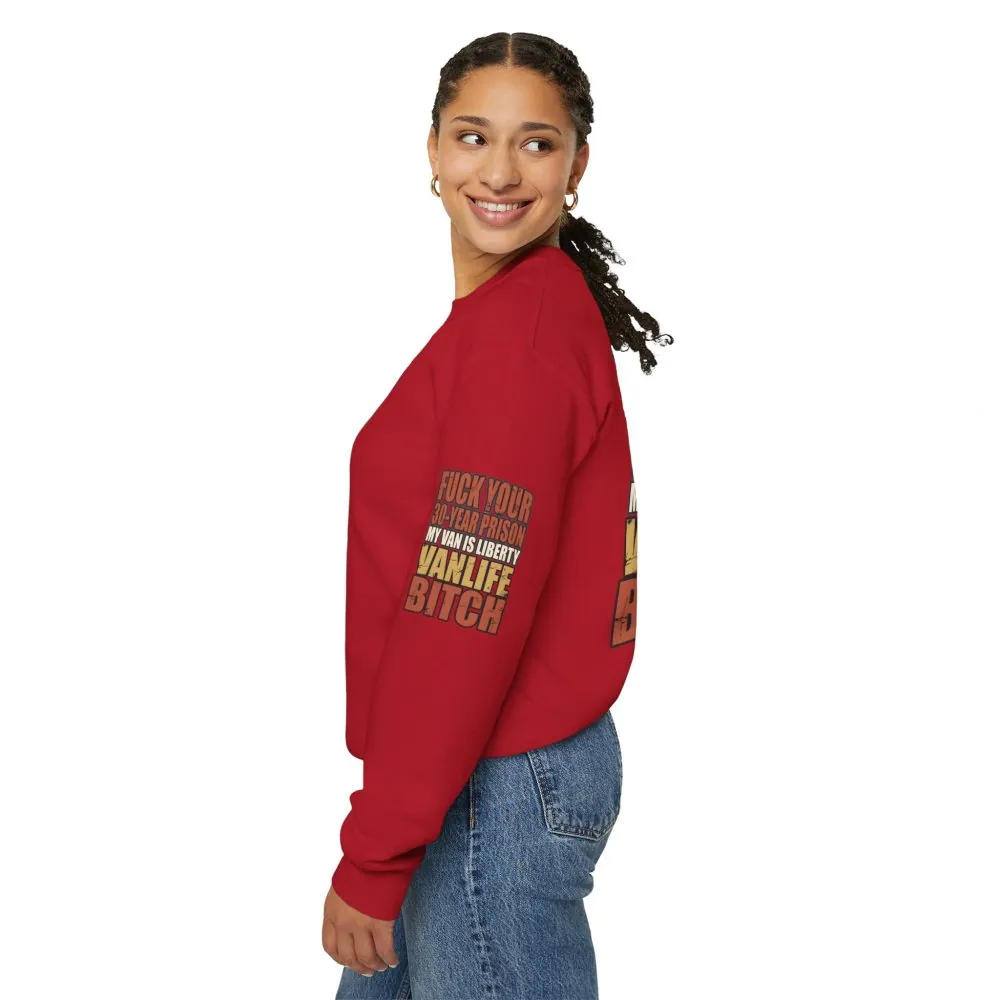Unisex Heavy Blend™ Crewneck Sweatshirt — "Fuck Your 30 Year" Design F**K-Line