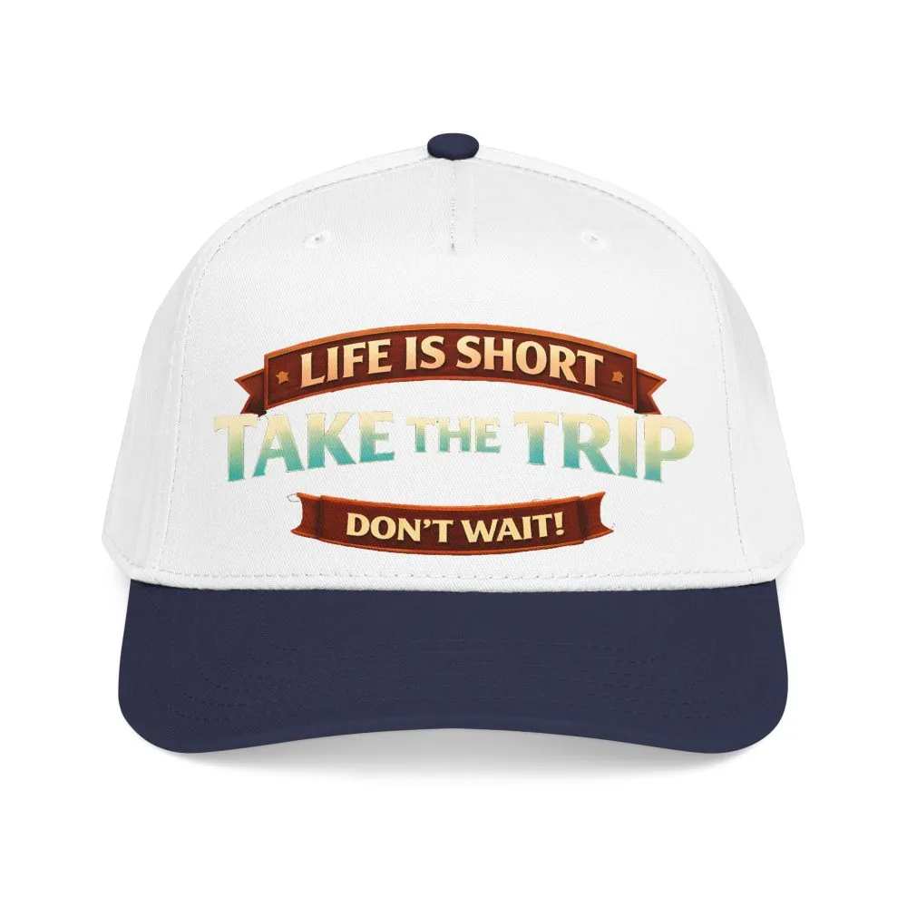 1444664242850728561_2048.jpeg Baseball Cap - "Live Is Short Take The Trip" Design Scenic-Line