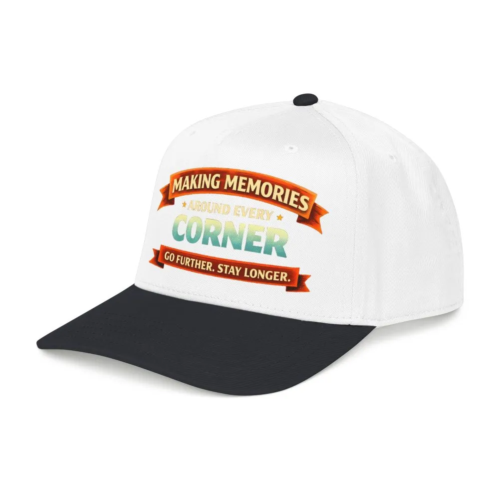 Baseball Cap - "Making Memories Around Every Corner" Design Scenic-Line