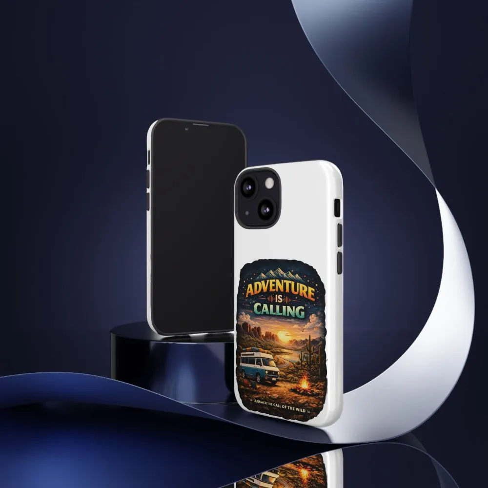 Phone Case — "Adventure Is Calling" (Design Scenic-Line)