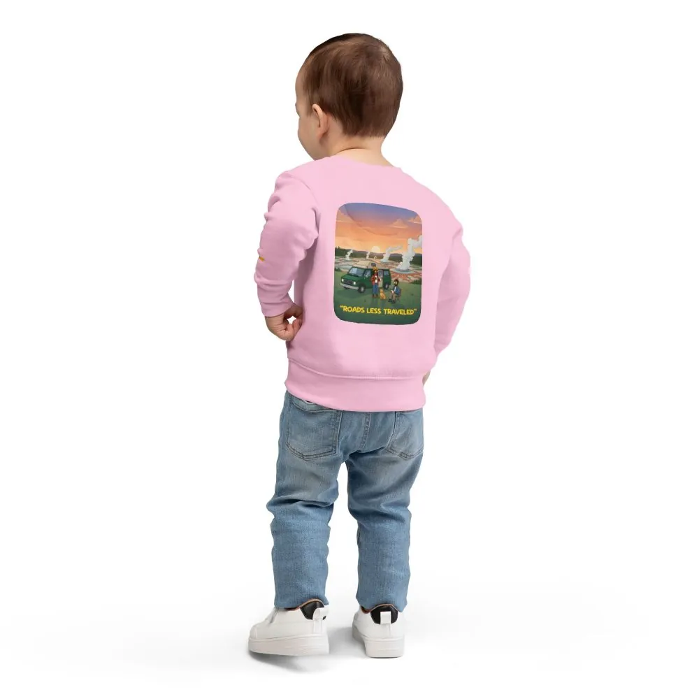 Toddler Sweatshirt - "Roads Less Traveled" (Design Sitcom-Line)