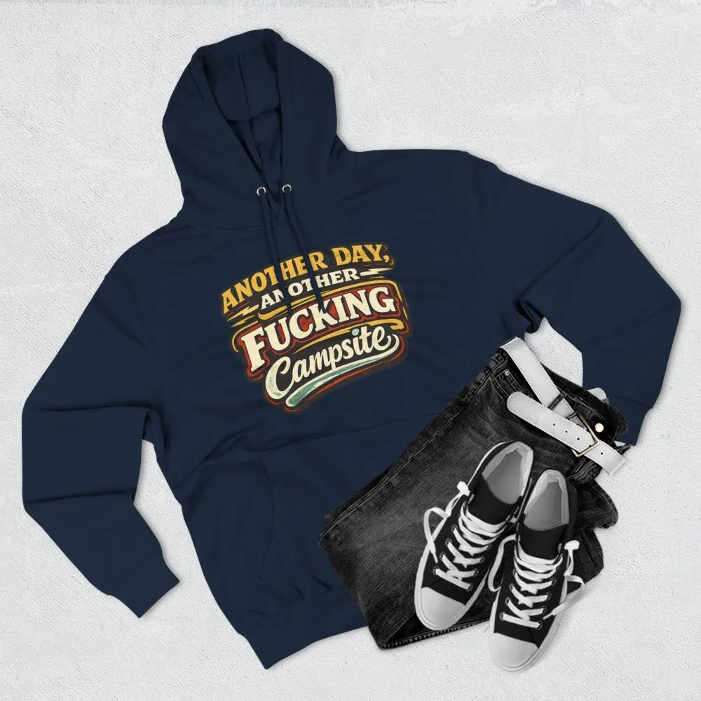 Three-Panel Fleece Hoodie - "Another Day" Design F**K-Line