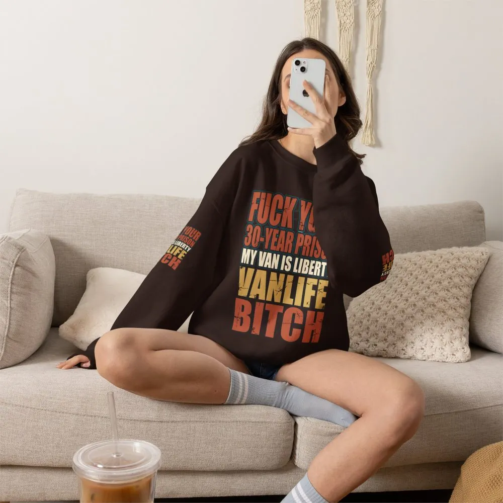 Unisex Heavy Blend™ Crewneck Sweatshirt — "Fuck Your 30 Year" Design F**K-Line