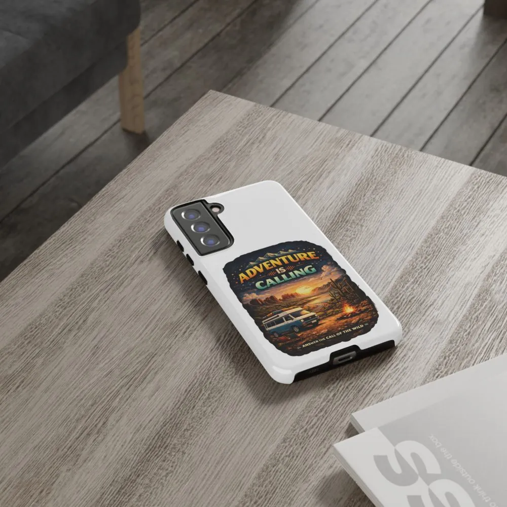Phone Case — "Adventure Is Calling" (Design Scenic-Line)