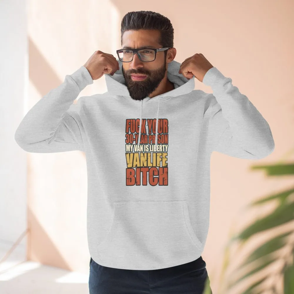 14517311028455524821_2048.jpeg Three-Panel Fleece Hoodie - "Fuck Your 30 Year" Design F**K-Line