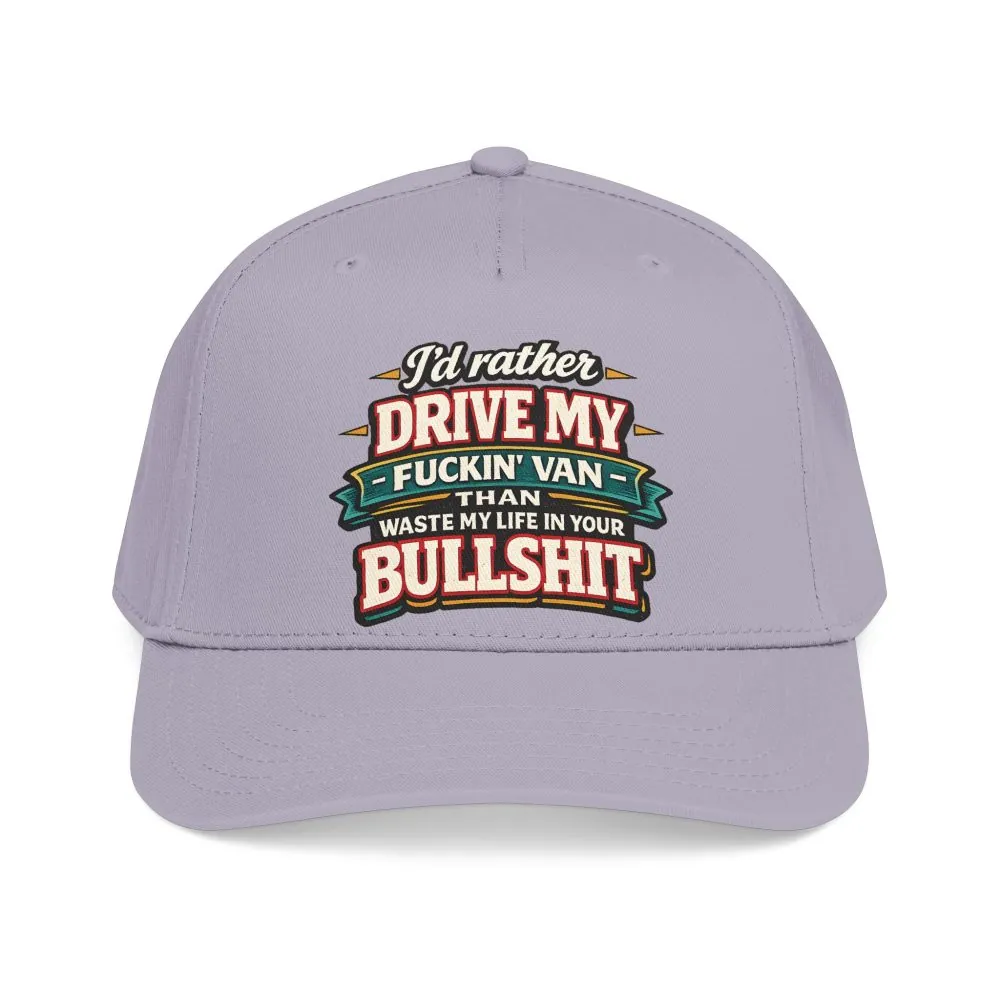 Baseball Cap - "I´d Rather Drive My Fucking Van" Design F**K-Line