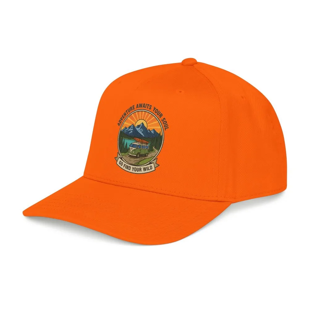 Baseball Cap — "Go Find Your Wild" Outdoor Patch