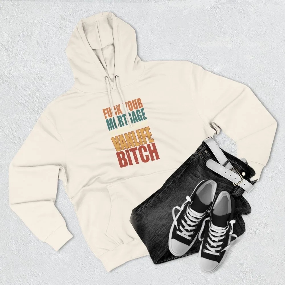 14569118980702322019_2048.jpeg Three-Panel Fleece Hoodie - "Fuck Your Mortgage" Design F**K-Line