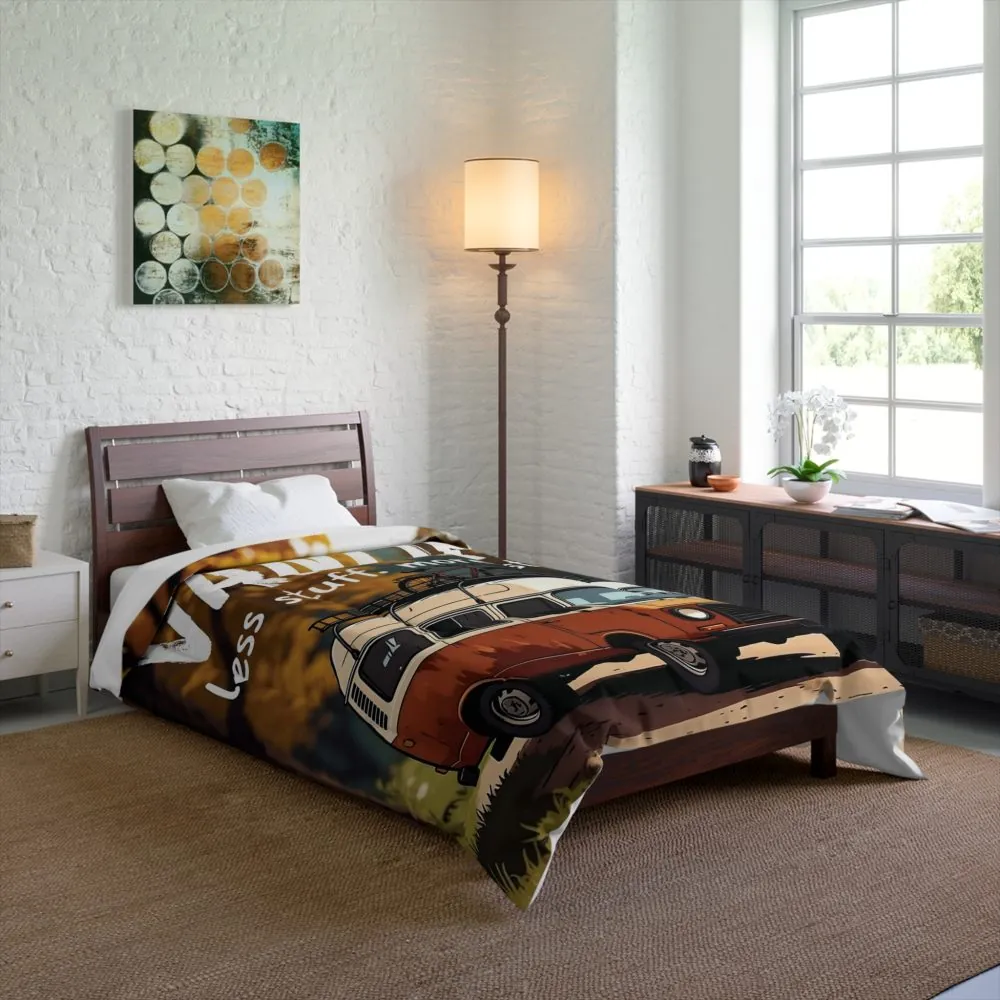 Comforter - "Vanlife -Less Stuff, More Stories" Camper Van Bedding