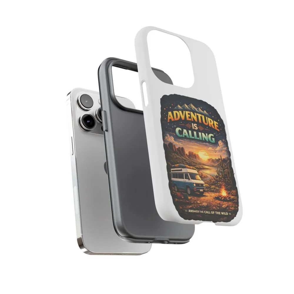 Phone Case — "Adventure Is Calling" (Design Scenic-Line)