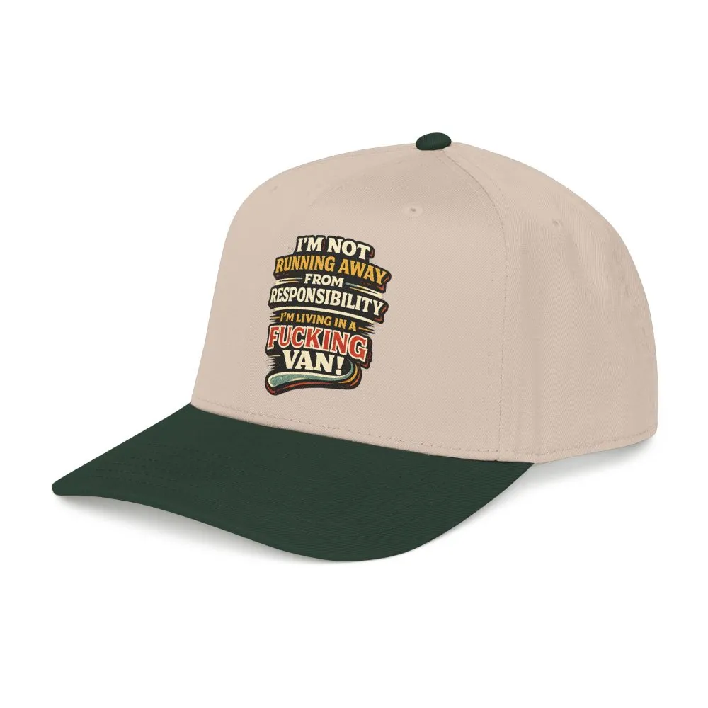 14676012017941977536_2048.jpeg Baseball Cap - "I`m Not running Away" Design F**K-Line