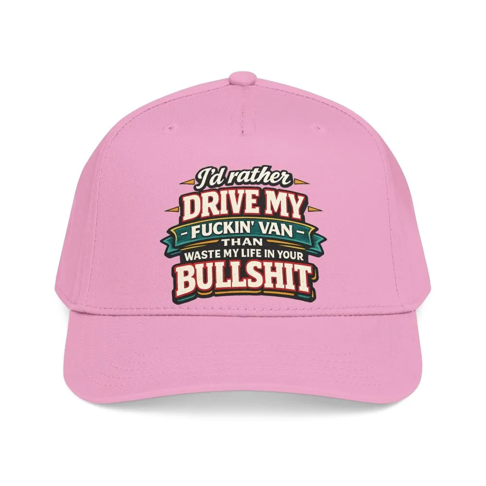 Baseball Cap - "I´d Rather Drive My Fucking Van" Design F**K-Line