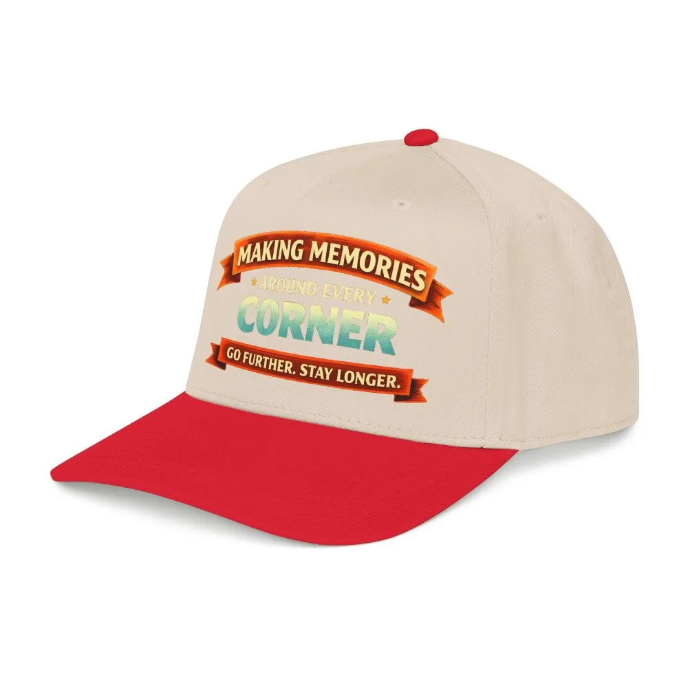 Baseball Cap - "Making Memories Around Every Corner" Design Scenic-Line