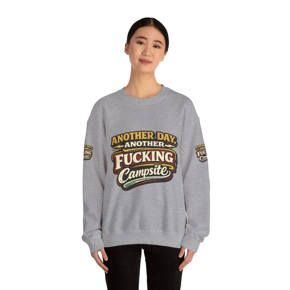 Unisex Heavy Blend™ Crewneck Sweatshirt — "Another Day" Design F**K-Line
