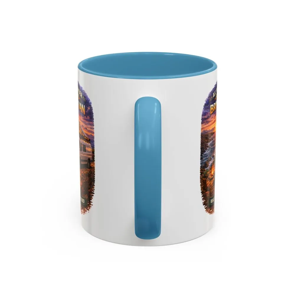 14726259711867517281_2048.jpeg Accent Coffee Mug (11, 15oz) — "All Who wander Should Bring A Van" Design Scenic-Line