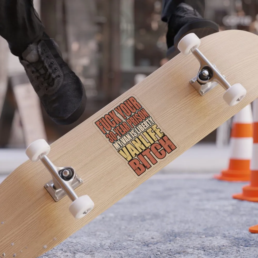 Transparent Outdoor Stickers – "Fuck Your 30 Year" Design F**K-Line