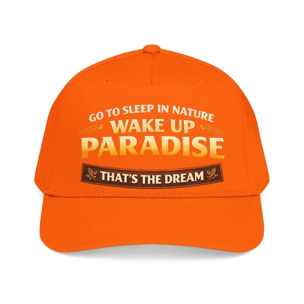 14825897650846336720_2048.jpeg Baseball Cap - "Go sleep Nature-Wake Up Paradise" Design Scenic-Line