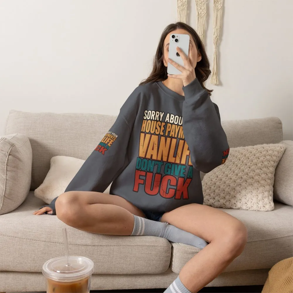 14837178530528626728_2048.jpeg Unisex Heavy Blend™ Crewneck Sweatshirt — "Sorry About Your House Payments" Design F**K-Line