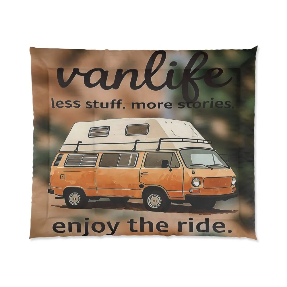 Comforter — 'Vanlife: Enjoy the Ride' Camper Van Comforter