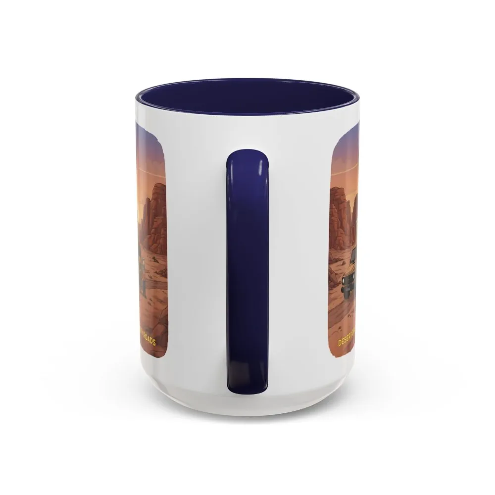 14866153471246364147_2048.jpeg Accent Coffee Mug (11, 15oz) — "Desert Dreams Dusty Roads" Design Sitcom-Line
