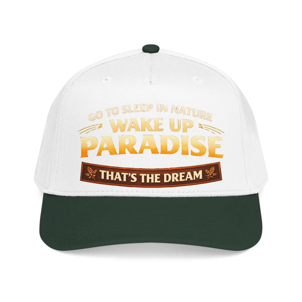 14867130327808282841_2048.jpeg Baseball Cap - "Go sleep Nature-Wake Up Paradise" Design Scenic-Line