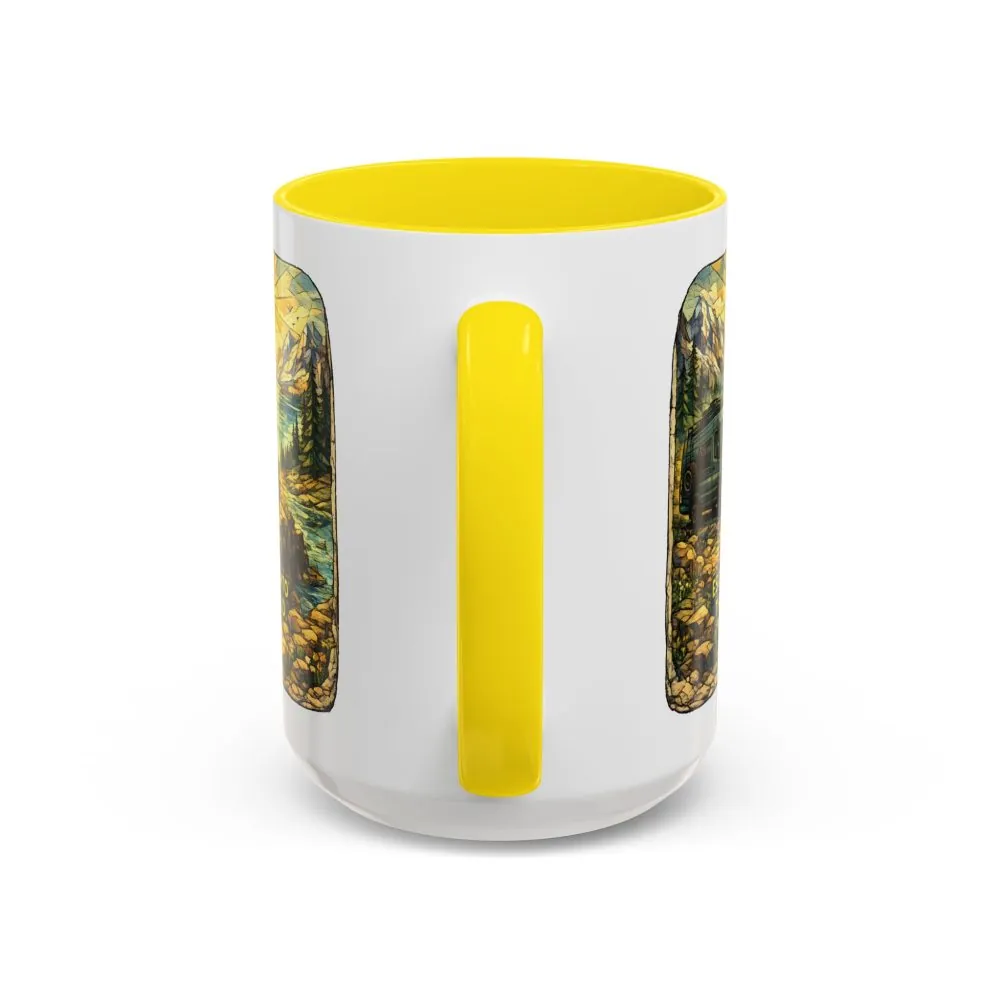 14885490830570401776_2048.jpeg Accent Coffee Mug (11, 15oz) — "Escape Into The Wild" Design Cubic-Line