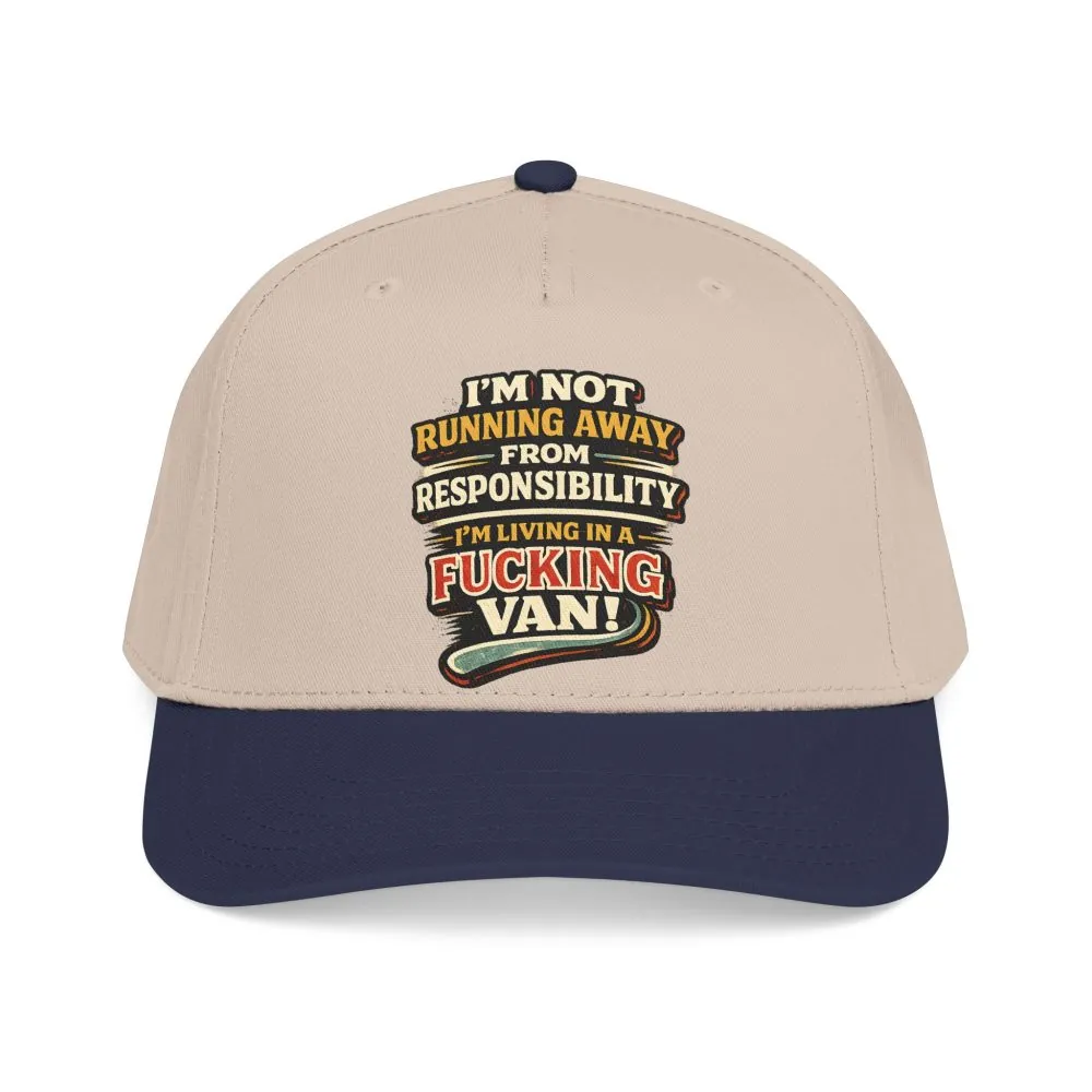 14906090062224935188_2048.jpeg Baseball Cap - "I`m Not running Away" Design F**K-Line