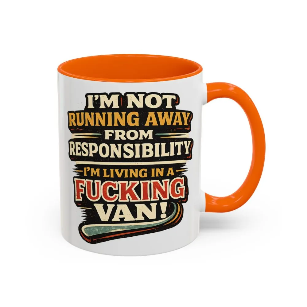 14929087606885649840_2048.jpeg Accent Coffee Mug (11, 15oz) — "I`m Not running Away" Design F**K-Line