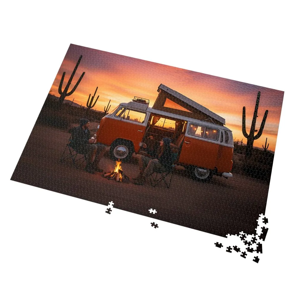 Jigsaw Puzzle with — Campervan Sunset Jigsaw