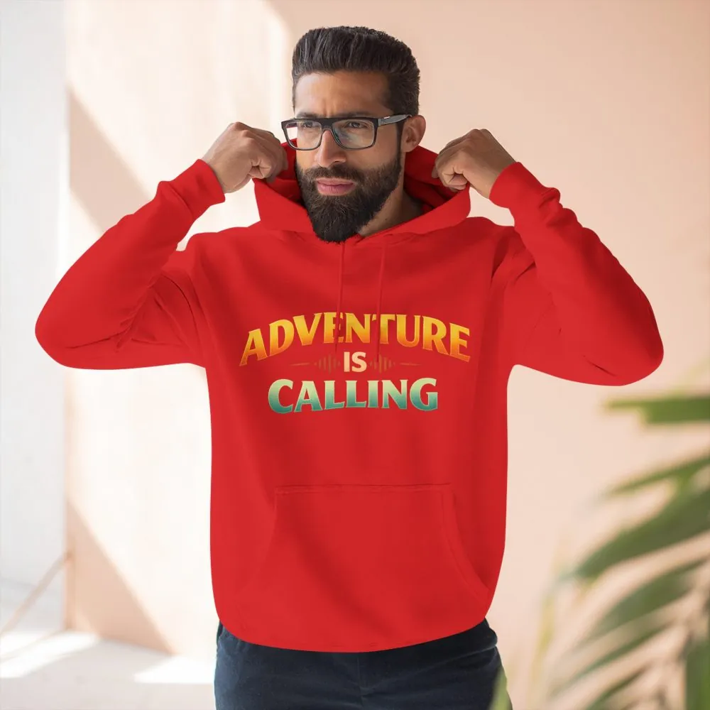 14941832464034352448_2048.jpeg Three-Panel Fleece Hoodie - "Adventure Is Calling" Design Scenic-Line
